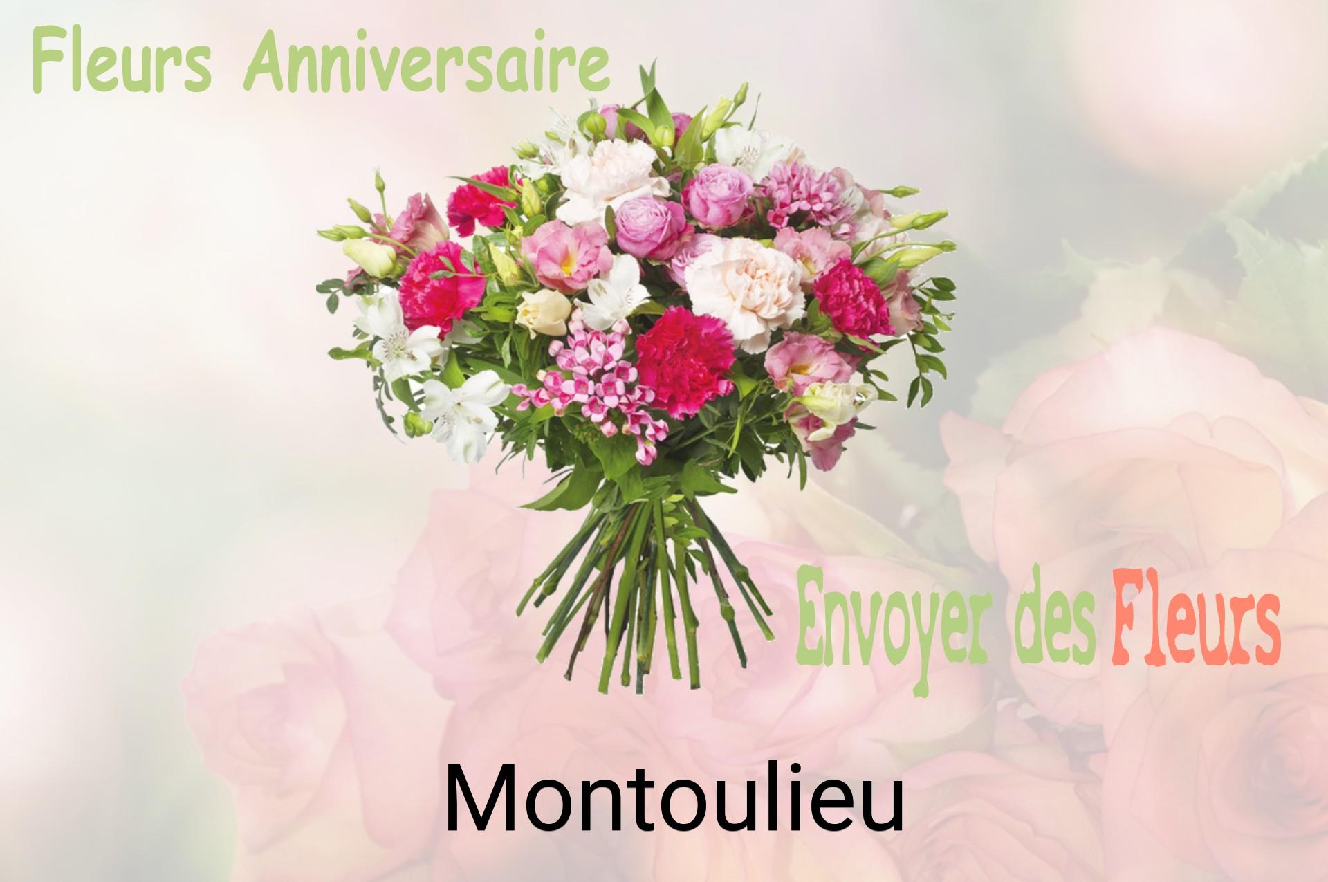 Bouquet de fleurs d’anniversaire livré à Montoulieu
