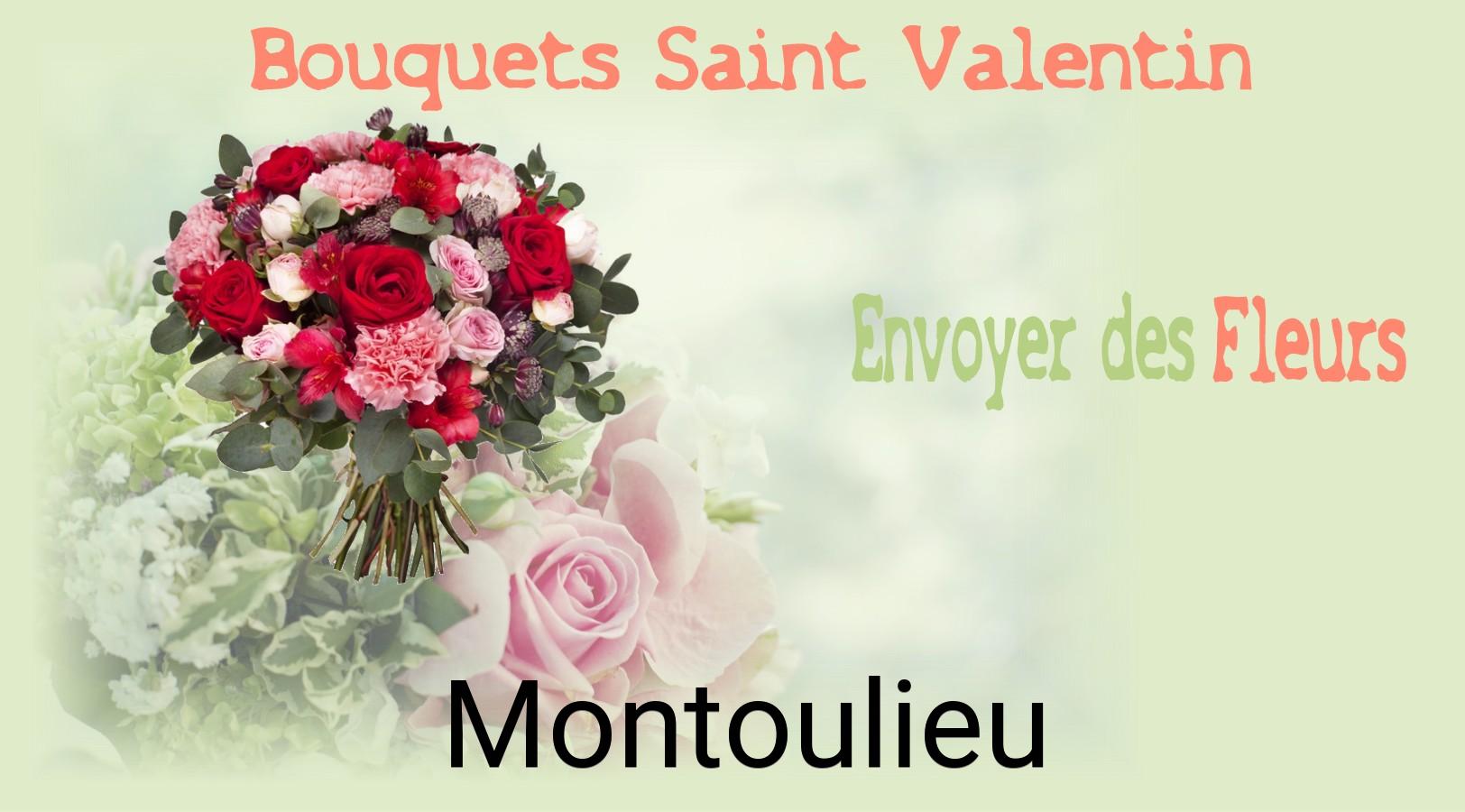 Roses de Saint-Valentin livrées à Montoulieu